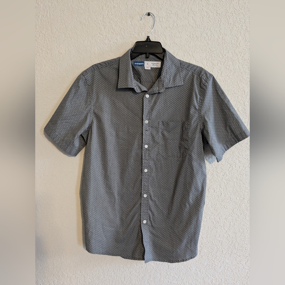 Polka Dot Button Up